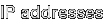 IP addresses